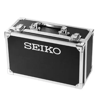 SEIKO Автоматический механический механизм с ремешком из нержавеющей стали, японские/корейские мужские часы с белым циферблатом