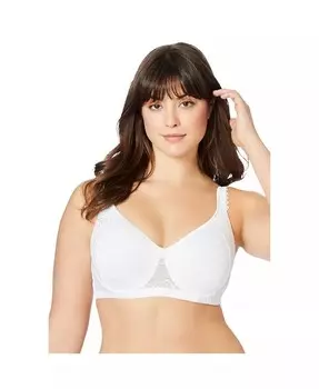 Секретный моделирующий бюстгальтер больших размеров Comfort Choice, белый