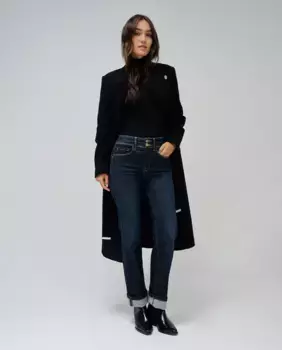 Секретный толчок в прямых женских джинсах Salsa Jeans, синий