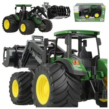 Сельскохозяйственный трактор с бульдозером и погрузчиком для соломы Z1001 elektrostator