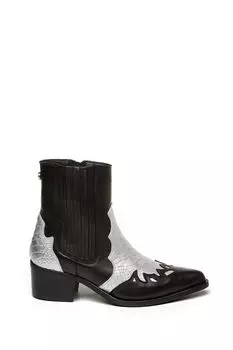 Селена ковбойские сапоги с ботильонами и ботинками Steve Madden, черный