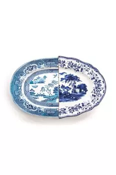 Селетти Гибрид-Домира сервировочная тарелка Seletti, мультиколор