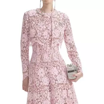 Self-portrait Автопортрет Куртка женская розовая