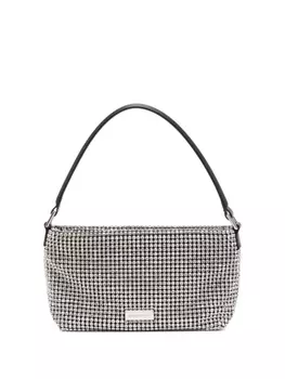 Self-Portrait маленькая сумка на плечо Diamante, серебристый