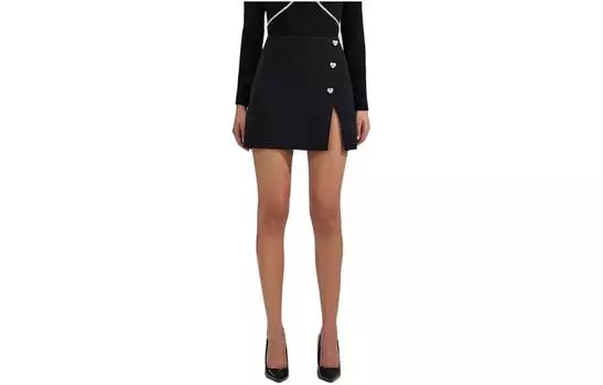 Self-portrait Повседневная короткая юбка женская черная