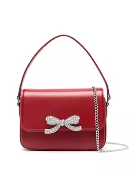 Self-Portrait сумка-сэтчел с логотипом, красный