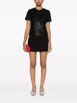 Self-Portrait верх букле, черный