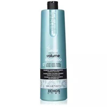 Seliar Шампунь для объема тонких волос без тона 1000мл, Echosline