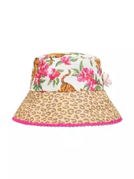 SELINIACTION KIDS шляпа с цветочным принтом