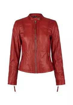 СЕЛИННИ кожаная куртка 7eleven, красный