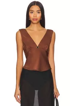 Селия топ Nia, коричневый