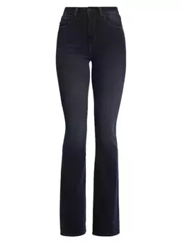 Selma Sleek Baby Джинсы с вырезом под завязку L'Agence, цвет maverick