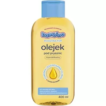 Семейное гипоаллергенное масло для душа и ванны 400мл, Bambino