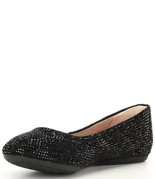 Семейные балетки GB Addie со стразами (для малышей), черный