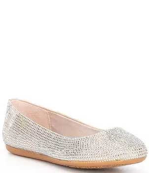 Семейные балетки GB Addie со стразами (для малышей), бежевый