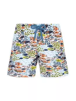 Семейные плавки Little Boy's & Boy's Fish Fish Vilebrequin, белый