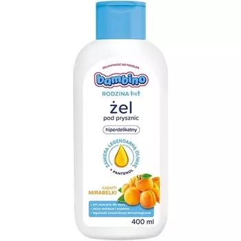 Семейный гель для душа Мирабелька гипоаллергенный 400мл, Bambino