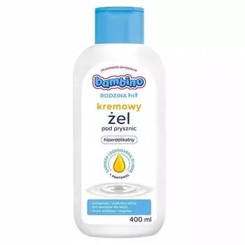 Семейный гипернежный кремовый гель для душа 400мл Bambino