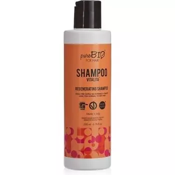 Семейный шампунь для особо чувствительных волос, органическое алоэ вера, бисаболол, натуральный уход за волосами для поврежденных сухих женщин, блеск Purobio