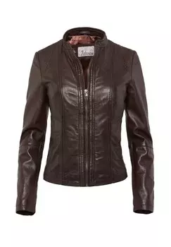 СЕМЕРА кожаная куртка 7eleven, темно-коричневый