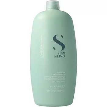 Semi Di Lino Scalp Rebalance Очищающий шампунь с низким содержанием влаги, 1 л, Alfaparf Milano