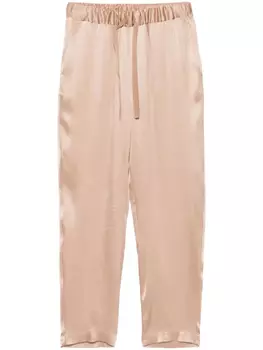 Semicouture атласные брюки, нейтральный