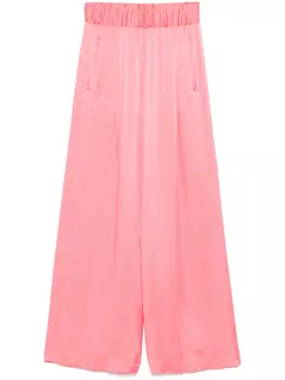 Semicouture атласные брюки, розовый