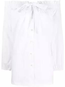 Semicouture блузка со сборками, белый