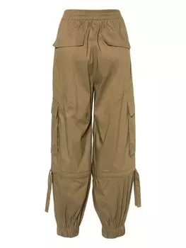 Semicouture брюки карго Brunetta средней посадки, зеленый