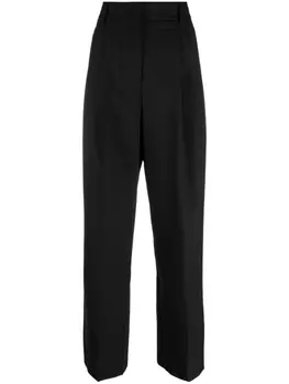 Semicouture брюки средней посадки, черный