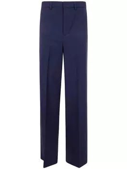 Semicouture брюки строгого кроя, синий