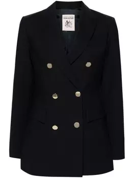 Semicouture двубортный блейзер, синий
