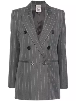 Semicouture двубортный пиджак, серый