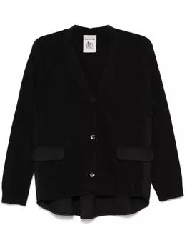 Semicouture кардиган со вставками, серый