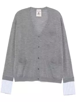 Semicouture кардиган тонкой вязки, серый