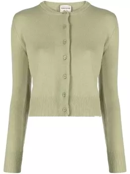 Semicouture кардиган тонкой вязки, зеленый