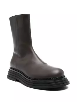 Semicouture кожаные ботинки, коричневый