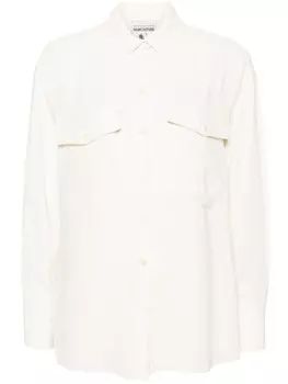 Semicouture креповая рубашка, белый