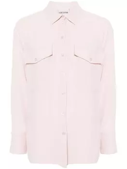Semicouture креповая рубашка, розовый