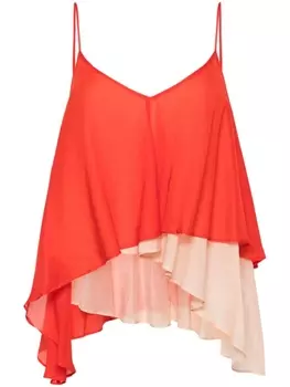 Semicouture многослойная блузка, красный