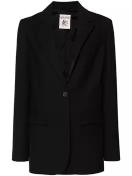 Semicouture однобортный блейзер, черный