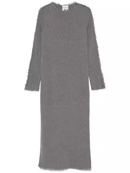 Semicouture платье макси Justine, серый