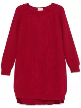 Semicouture платье мини с декоративными пуговицами, красный