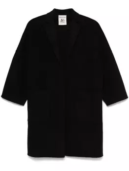 Semicouture шерстяное пальто, черный