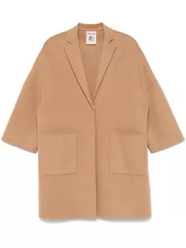 Semicouture шерстяное пальто, коричневый