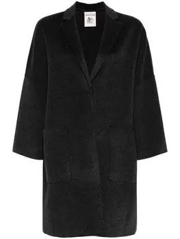 Semicouture шерстяное пальто, серый