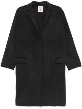 Semicouture шерстяное пальто, серый