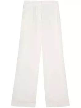 Semicouture широкие брюки с завышенной талией, белый