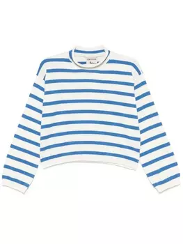 Semicouture свитер в полоску, белый