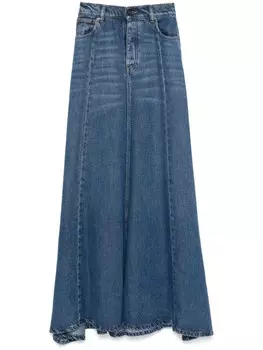 Semicouture юбка макси Mirella, синий